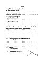 Đề luyện thi học sinh giỏi môn Toán Lớp 2